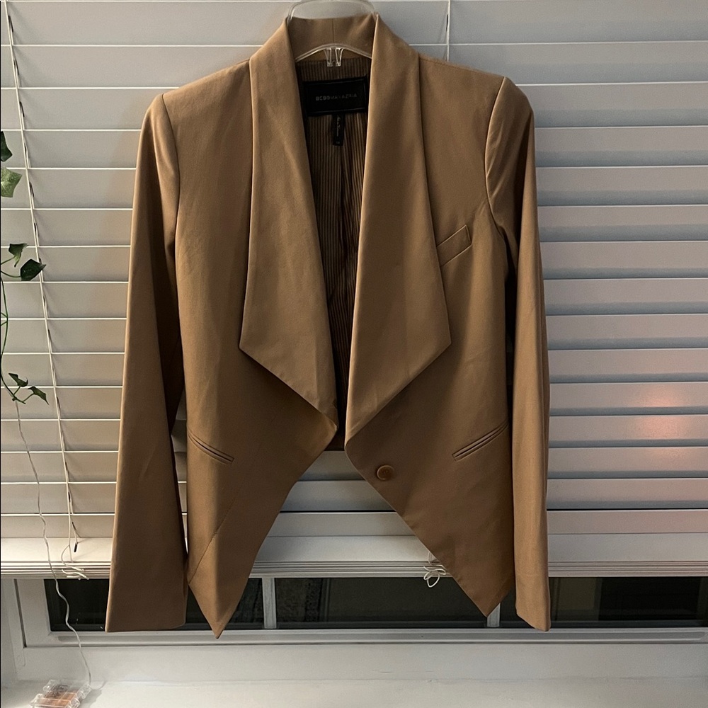 BCBGMaxAzria Camel Blazer